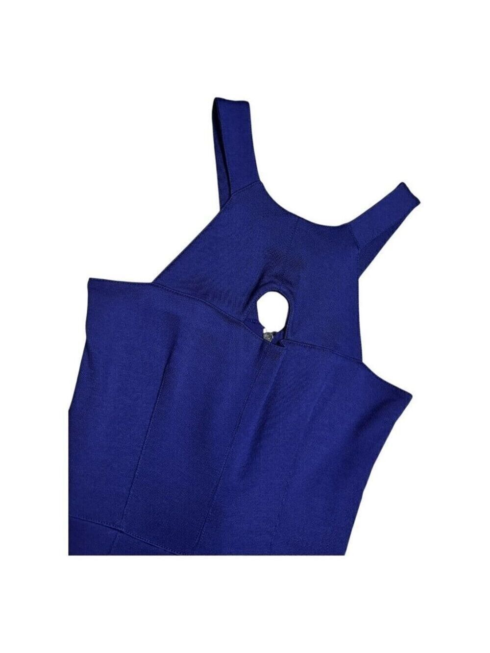 STUNNING Burberry London Blue Sleeveless Sheath Business Casual Cute Dress Small - Picture 7 of 8